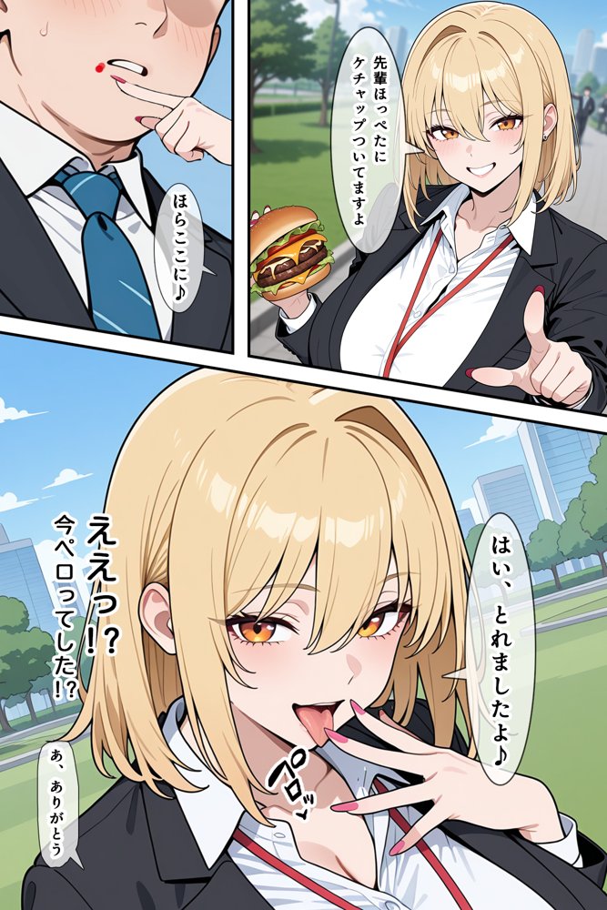 あざとい系新卒ギャルにガチ恋されてしまった話 エロ同人誌画像 006