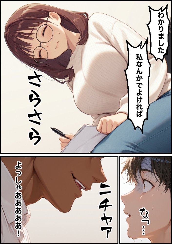 ボクの妻がAV女優にされて開花した話 エロ同人誌画像 008