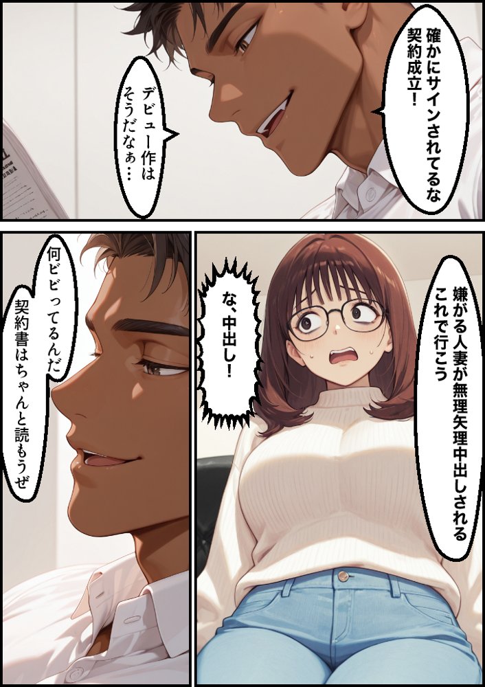 ボクの妻がAV女優にされて開花した話 エロ同人誌画像 009